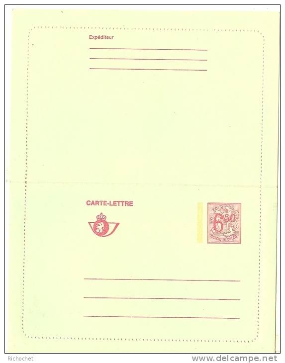 Belgique Carte-lettre N° 45 III F ** - Carte-Lettere