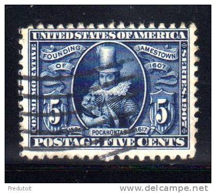 ETATS-UNIS  -  N° 166  Obl  (1907) - Usados