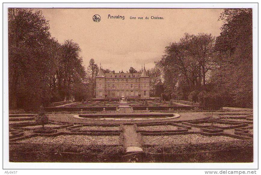 CPA:  ANVAING  (belgique):     Une Vue Du Château En 1920.        (4772) - Frasnes-lez-Anvaing