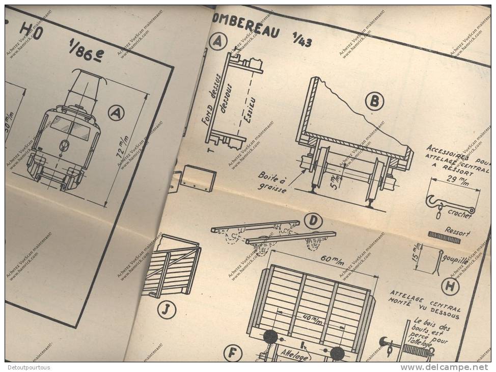 Livres La Construction Des Trains Miniature Mousseron 1952 + Trains Modèles AIRMER Editions 1945 Modélisme - Autres & Non Classés