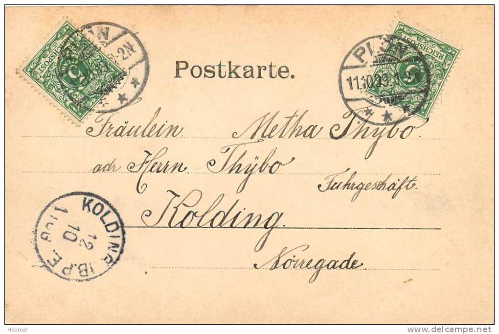 Germany Deutschland Gruss Aus Plon 1899 - Ploen