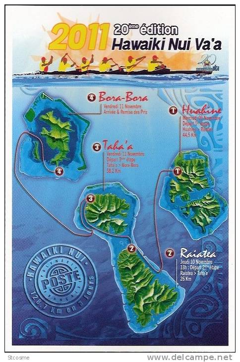 Entier / Stationery / PSC - Polynésie Française - Carte ACEP N°23 - état Neuf - 20° édition De La Hawaiki Nui - Interi Postali