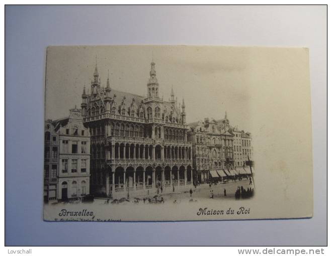 Bruxelles. - Maison Du Roi. (4 - 11 - 1901) - Cafés, Hôtels, Restaurants