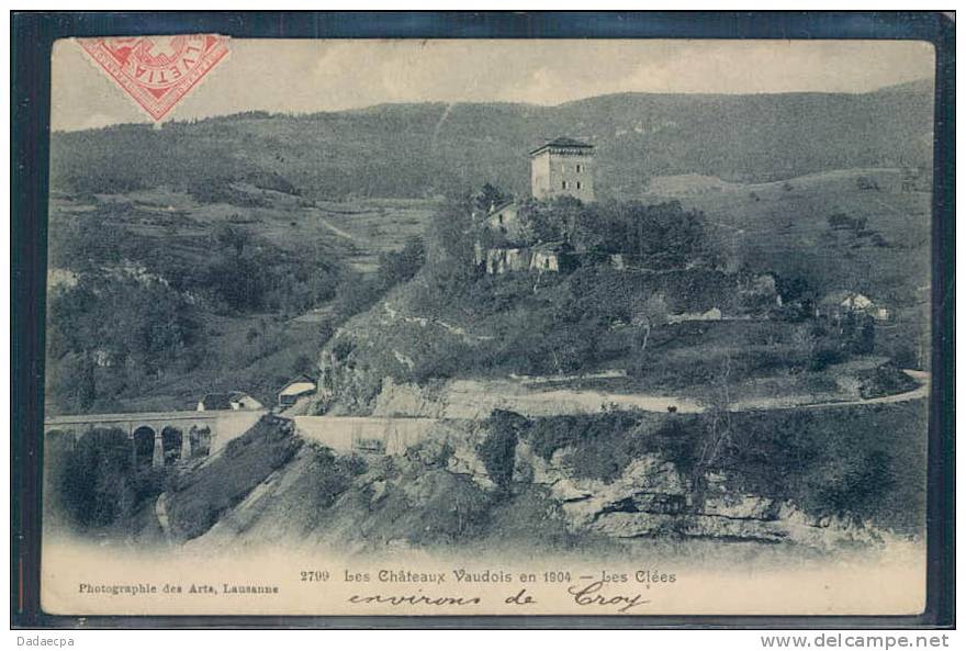 Les Clées, Les Châteaux Vaudois En 1904, - Les Clées