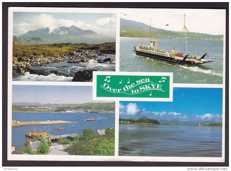 United Kingdom PPC Scotland Over The Sea To Skye The "Lochalsh" Car Ferry Kyleakin Etc. KYLE 1987 - Ross & Cromarty