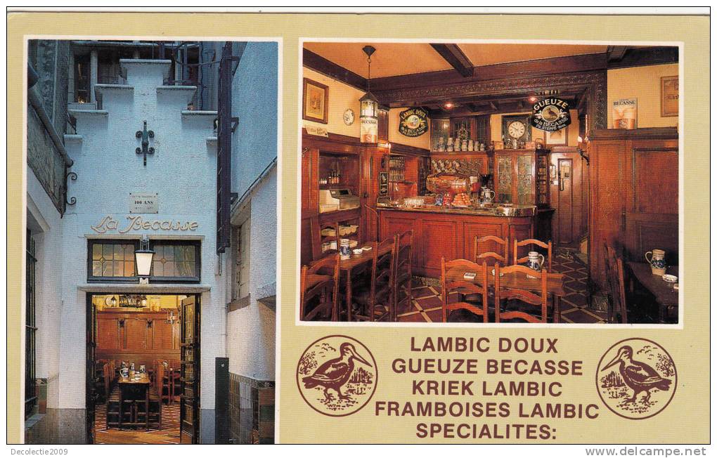 ZS14093 Lambic Doux Gueuze Becasse Kreik Lambic Brussel Not Used Good Shape - Pubs, Hotels, Restaurants