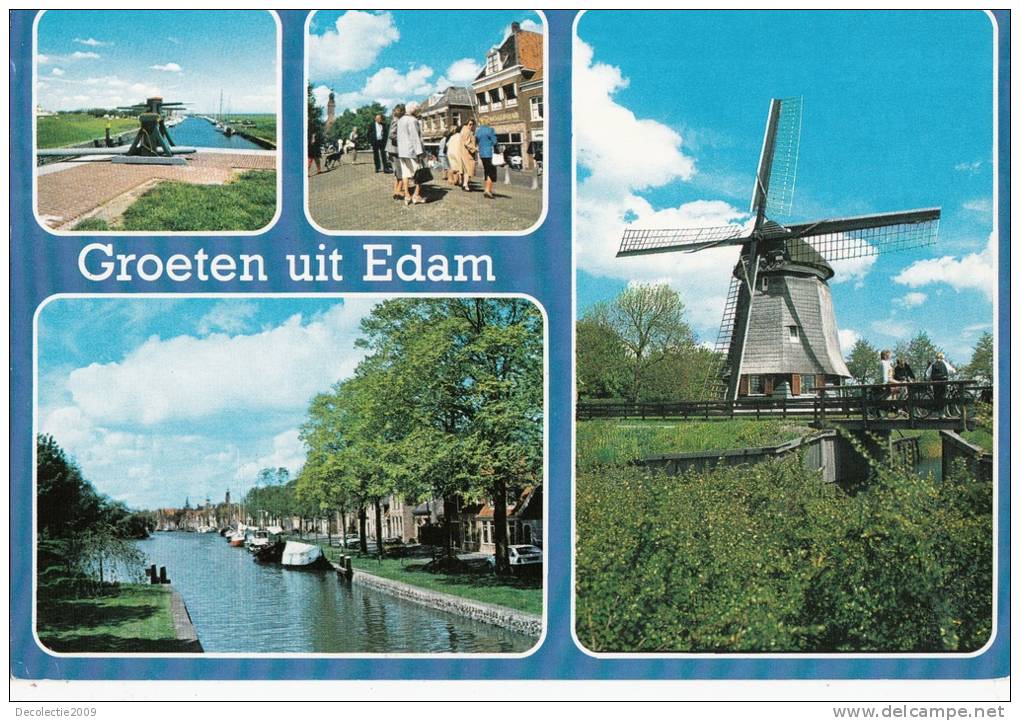 ZS14088 Edam Moulin A Vent Wind Mill Used Good Shape - Edam