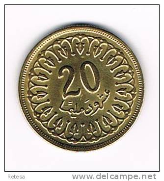 TUNESIE 20  MILLIM  1983 - 1403 - Tunisia