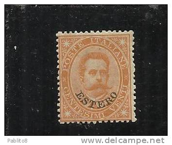 LEVANTE EMISSIONI GENERALI 1881 - 1883 SOPRASTAMPATO D'ITALIA ITALY OVERPRINTED CENT. 20 C MNH DISCRETA CENTRATURA - General Issues