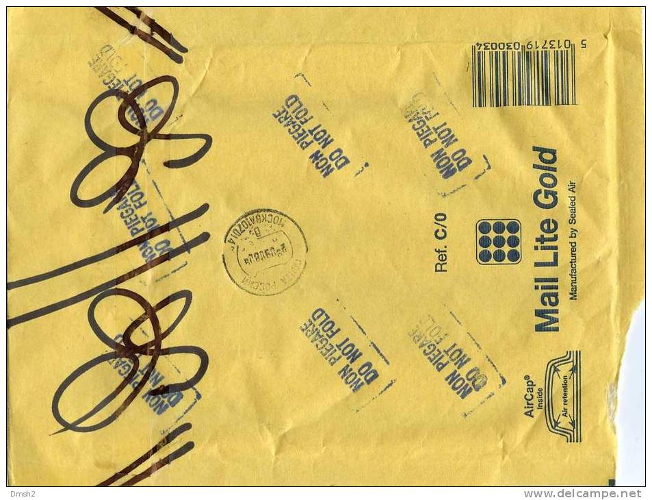 Garbagnate Milanese To  Russia Registered Payment Sticker - 2001-10: Poststempel