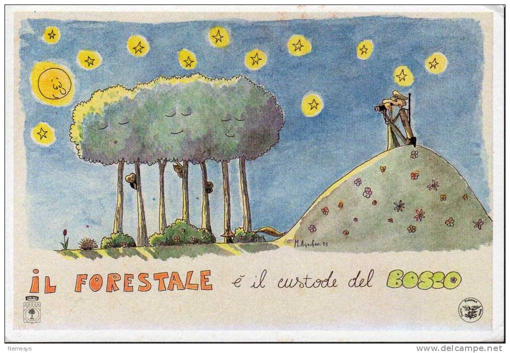 1989 GIORNATA ECOLOGICA BOSCO CORPO FORESTALE BRINDISI 2 SCAN NV FG NATURA AMBIENTE - Brindisi