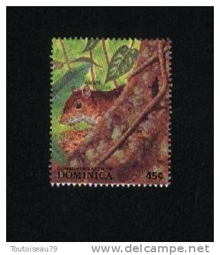 DOMINIQUE - DOMINICA - 1988 - 1 Valeur Neuve (MNH**) N° YT 1030 - Roedores