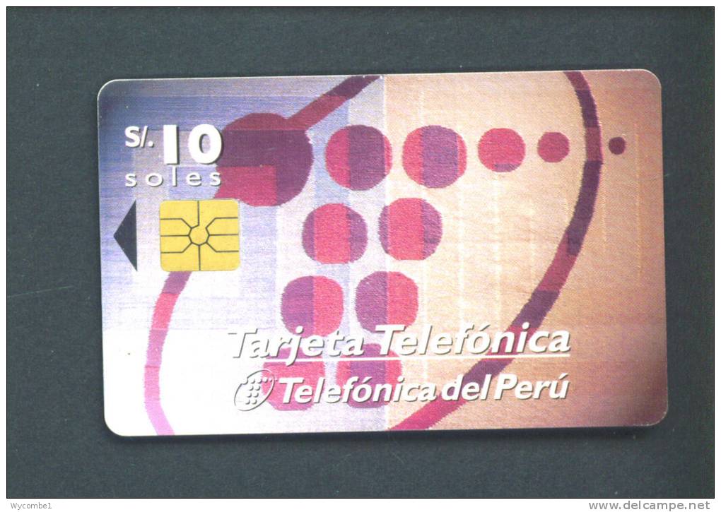 PERU  -  Chip Phonecard As Scan - Pérou