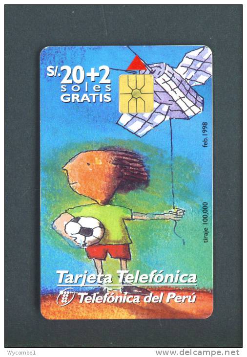 PERU  -  Chip Phonecard As Scan - Perú