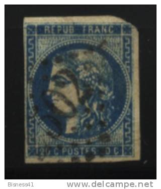 France, N° 45A  Oblitération GC GROS CHIFFRES  N° 502  // BLET - 1870 Uitgave Van Bordeaux