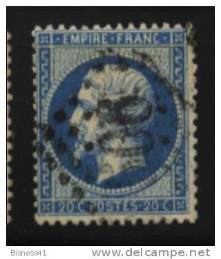 France, N° 22  Oblitération GROS CHIFFRES  N° 90 // ANCY LE FRANC Au Quart De Cote - 1853-1860 Napoleon III