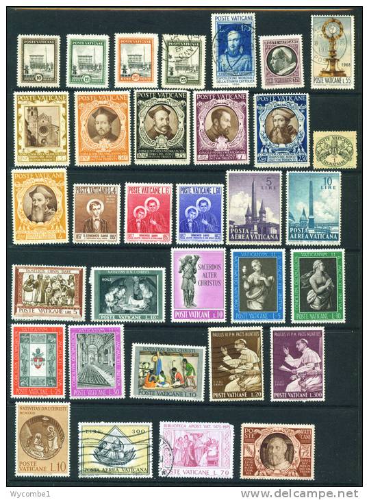 VATICAN  -  Selection Of Stamps As Scan (Mint Have Faults/Gum Adhesions) - Collections