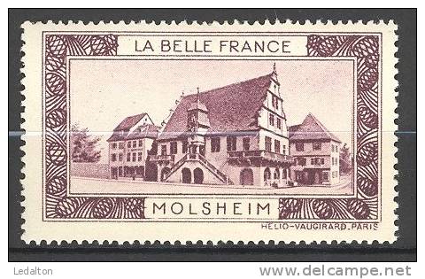 Vignette La Belle France Molsheim (67) Bas-Rhin Alsace - Toerisme (Vignetten)