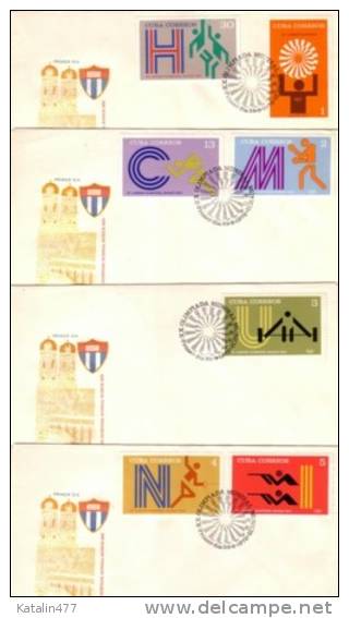 CUBA, 1972. Olympic Games, Munich, , FDC - FDC