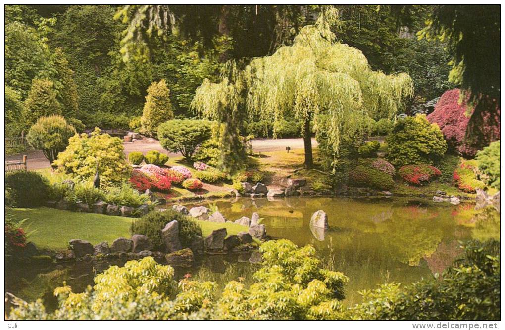 Etats-Unis-OR-Oregon-PORT   LAND-PORTLAND-The Japanese Garden "Upper Strolling Pond * - Portland