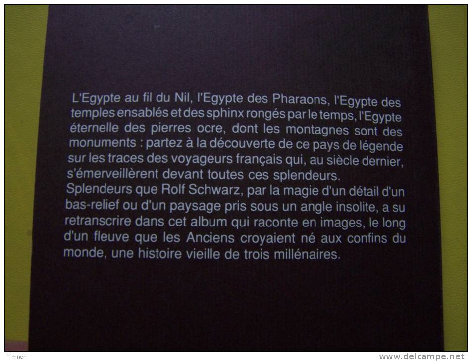 Egypte - L Iconothèque - Au Fil Du Nil-  1990 Editions J.C. Lattès - Rolf D. Schwarz - - Cultura