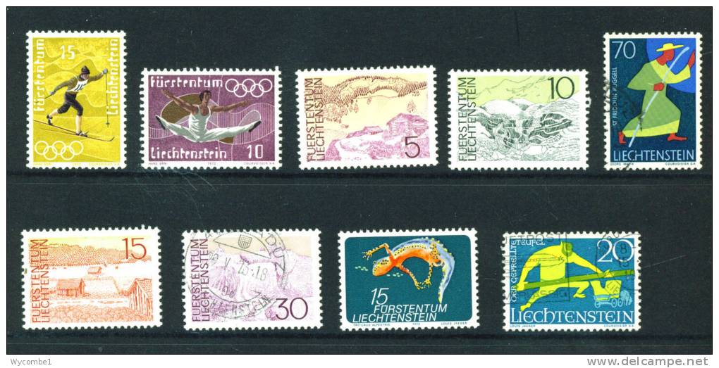 LIECHTENSTEIN  -  Small Selection Of Stamps As Scan - Collections