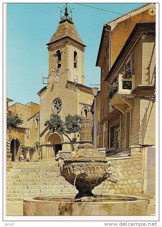 84 - BEAUMES-DE-VENISE - La Vieille Fontaine Et L'Eglise - Ed. SL N° 95.777 - Beaumes De Venise