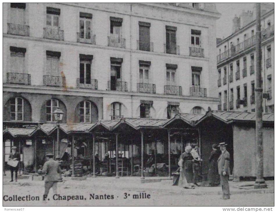 NANTES (Loire-Atlantique) - Place Du Bouffay - Marché - Animée - Voyagée Le 7 Novembre 1916 - Nantes