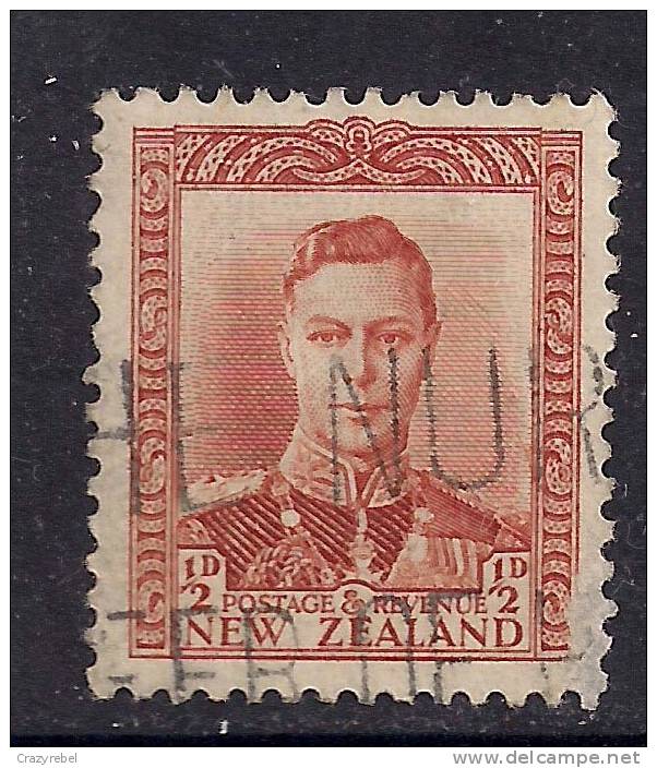 NEW ZEALAND 1938 - 44 KGV1 1/2d ORANGE BROWN USED STAMP SG 604.(754 ) - Oblitérés