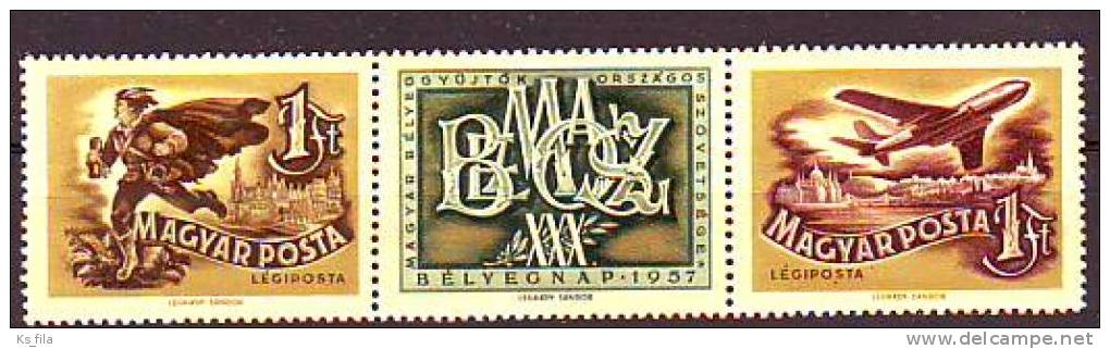 HUNGARY - 1957. AIR Stamp Day - MNH - Nuovi
