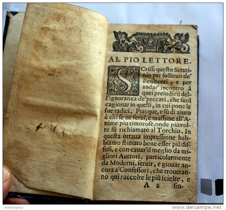 LIBRETTO RELIGIOSO DEL 1676 - Libri Antichi