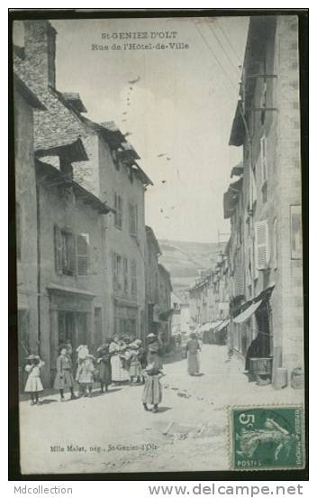 12 SAINT GENIEZ D'OLT /         Rue De L'hôtel De Ville        / - Sonstige & Ohne Zuordnung