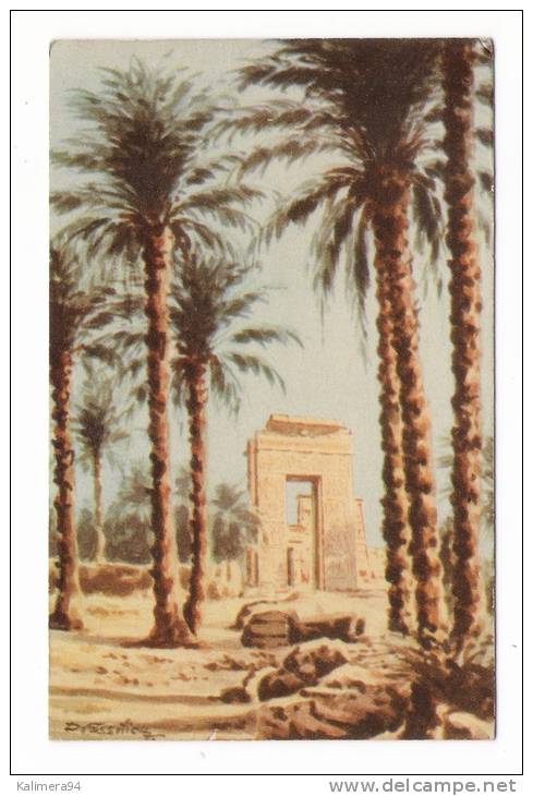 EGYPTE  /  KARNAK  /  PTOLEMY  GATEWAY  OF  EUERGETES  I.  /  Copyright  By  LEHNERT & LANDROCK  Succ. Cairo  N° 106 - Altri & Non Classificati