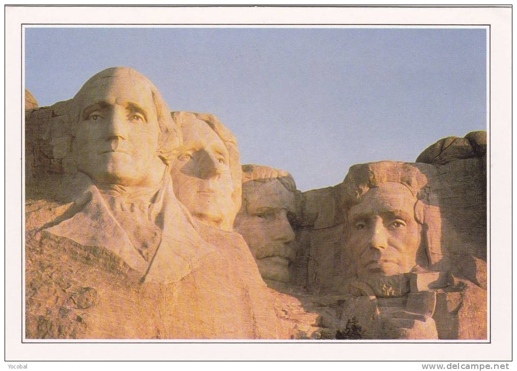 Cp , ETATS-UNIS , MOUNT RUSHMORE , Les Têtes Des Quatre Présidents - Mount Rushmore