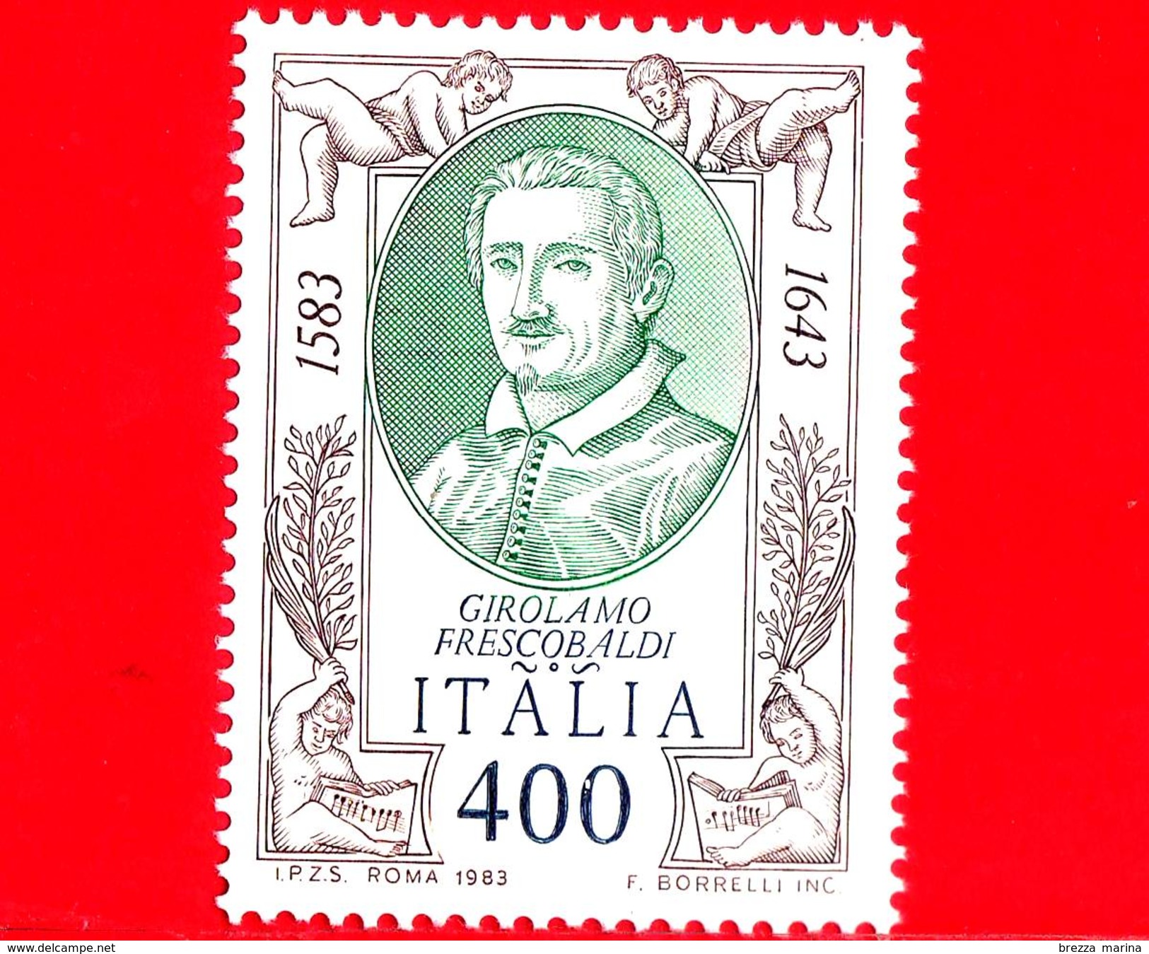 Nuovo - MNH - ITALIA - 1983 - 4º Centenario Della Nascita Di Girolamo Frescobaldi - 400 L. &bull; Ritratto - 1981-90: Ungebraucht