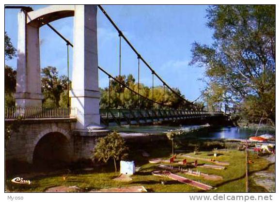 32 RISCLE SUR L'ADOUR Sur Les Bords De L'Adour Gilf Miniature Et Pont - Riscle