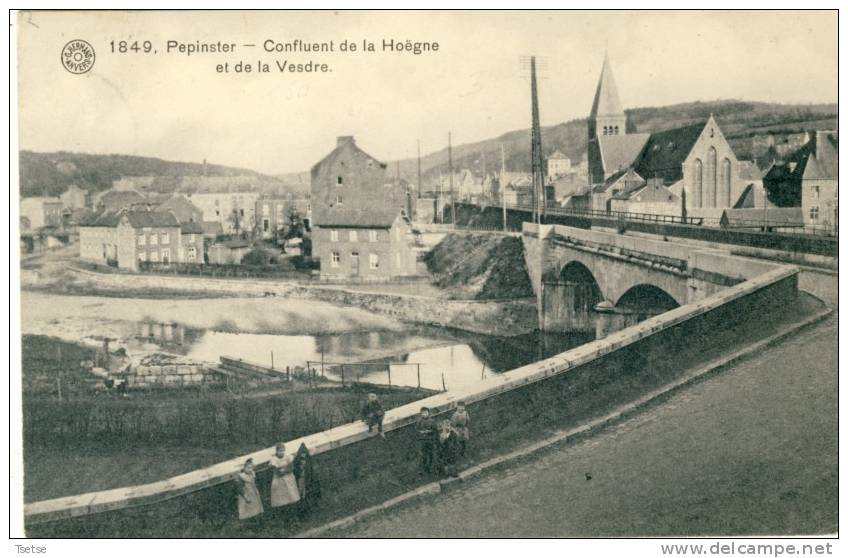 Pepinster - Confluent De La Hoëgne Et De La Vesdre -1913 ( Voir Verso ) - Pepinster