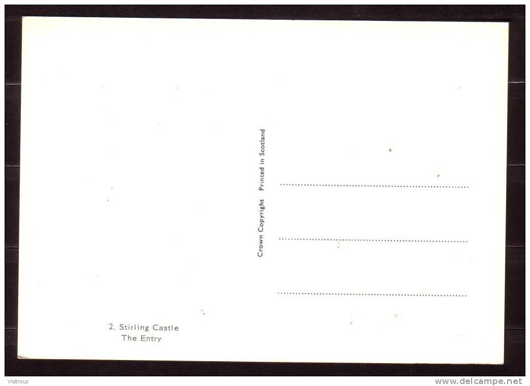 Stirling Castle - Non Circulé - Not Circulated - Nicht Gelaufen. - Stirlingshire