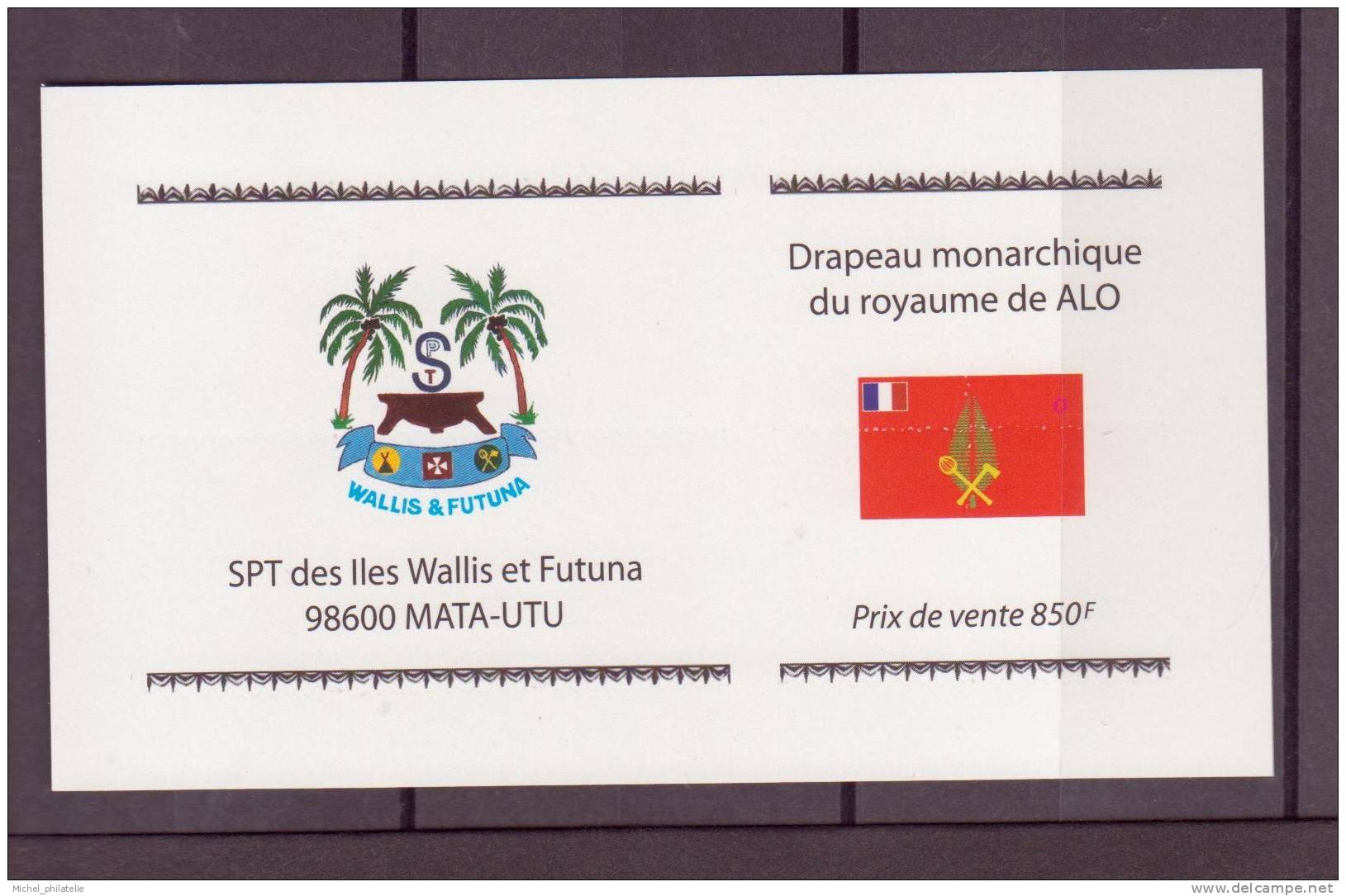 Wallis Et Futuna N°652 Carnet  ** Neuf Sans Charniere   Drapeau Monarchique Royaone D'Alo - Unused Stamps
