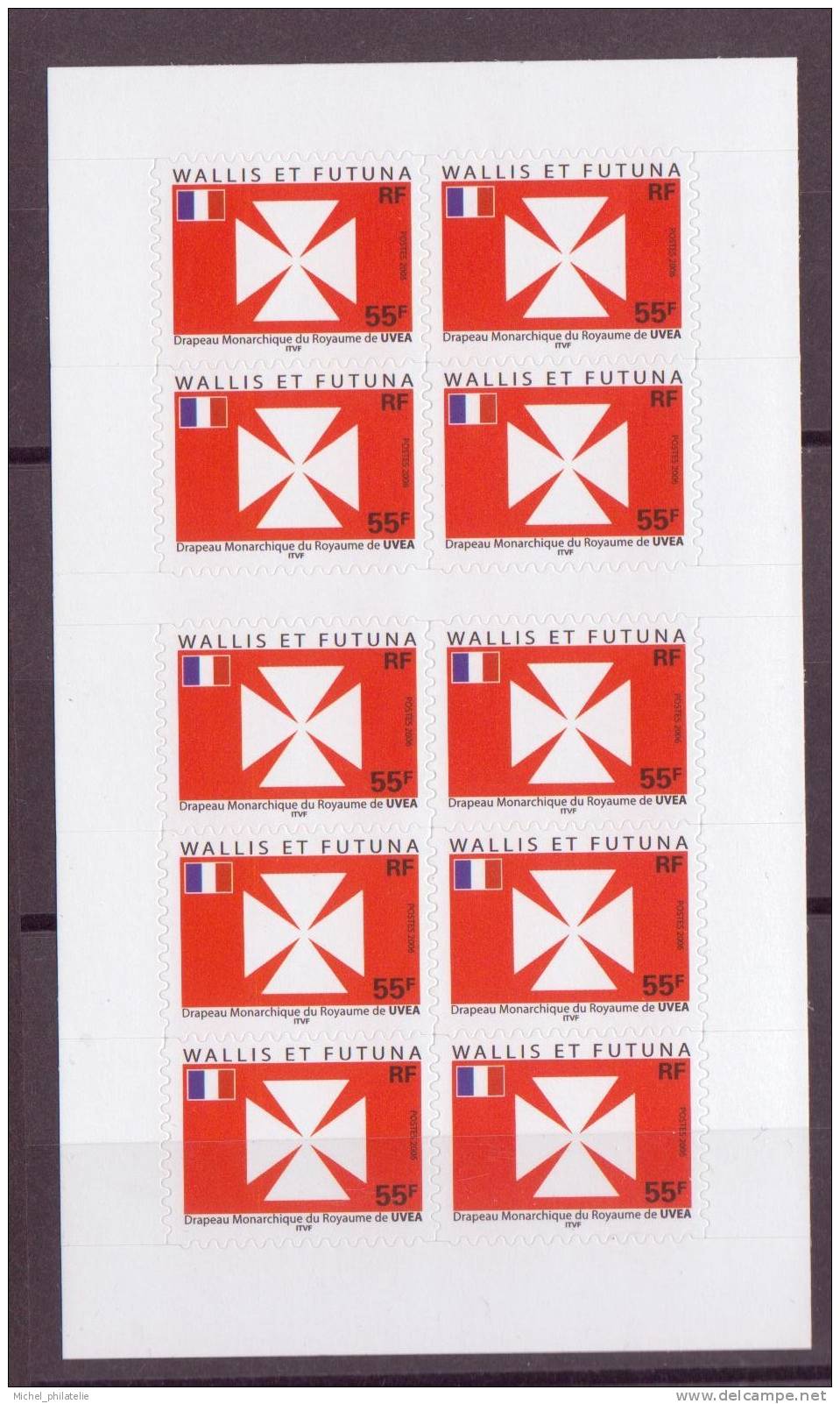Wallis Et Futuna N° 657 Carnet ** Neuf Sans Charniere   Drapeau Monarchique Royaume D'Uvéa - Unused Stamps