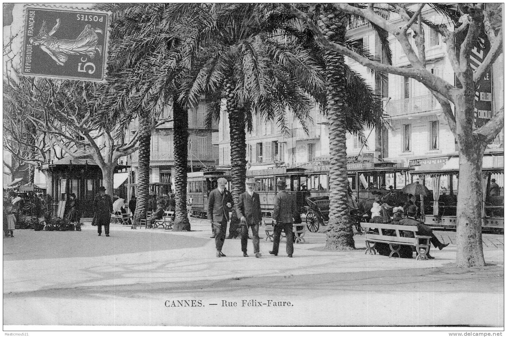 CANNES (Alpes Maritimes) Rue Félix Faure. - Cannes