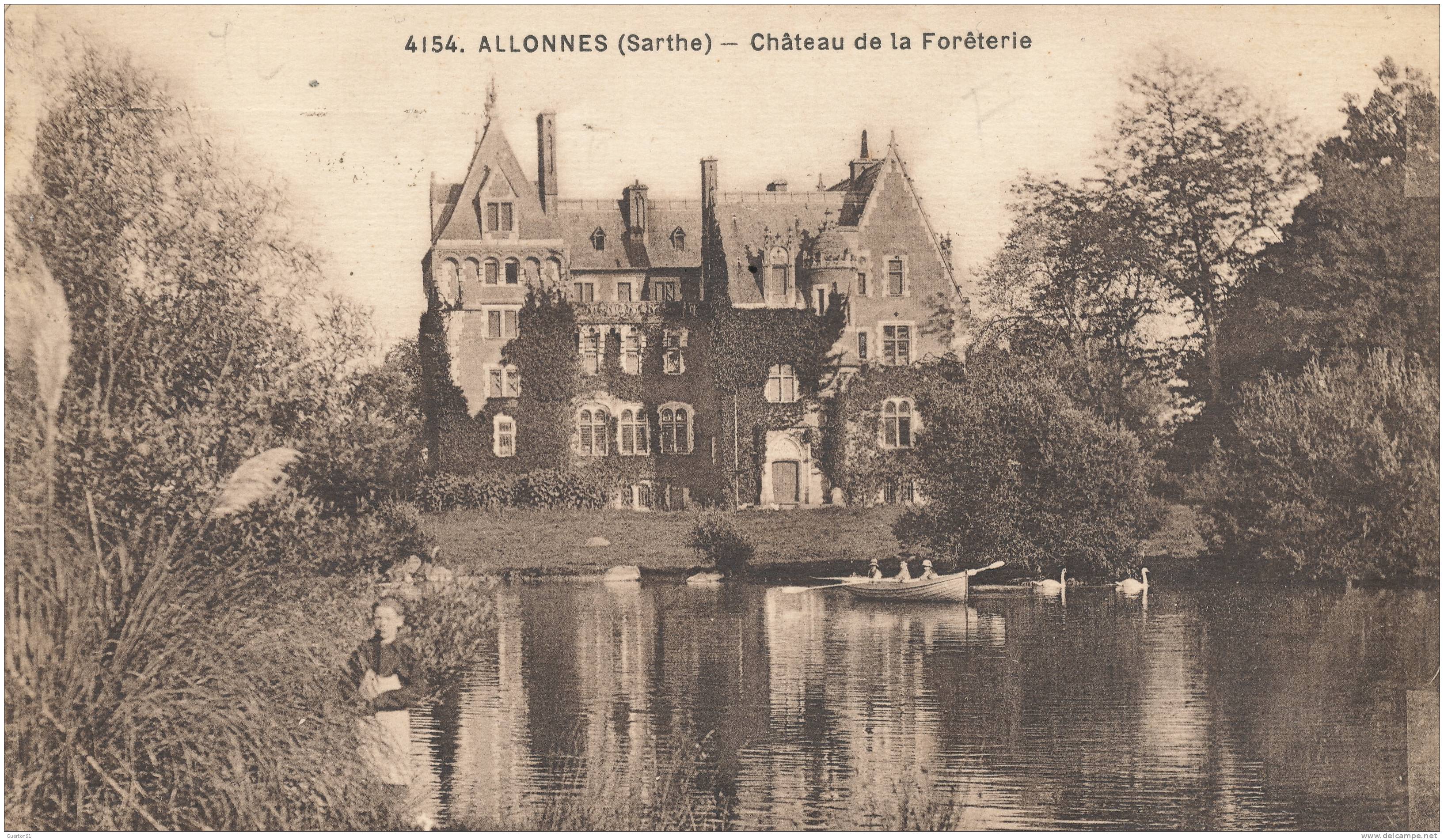 CPA (72)  ALLONNES  /  Château De La Forêterie  - - Allonnes