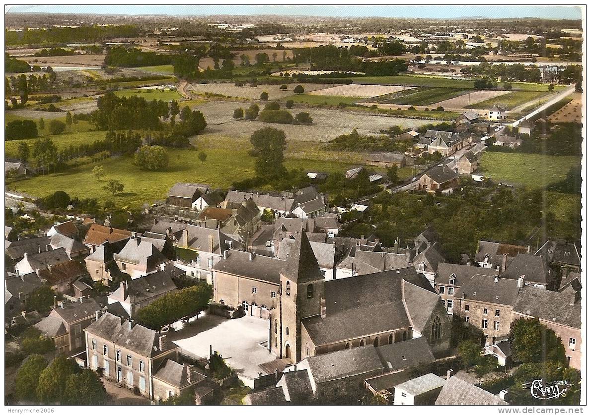 Sarthe - Mansigné Vue Aérienne , Ed Photo Cim - Autres & Non Classés