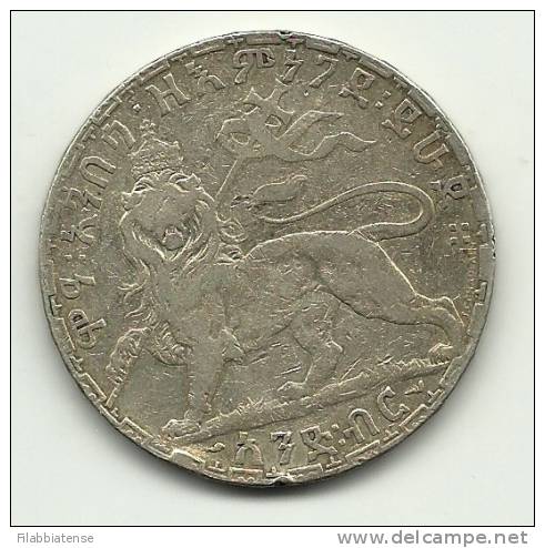 1895 - Etiopia 1 Birr     ---- - Ethiopie