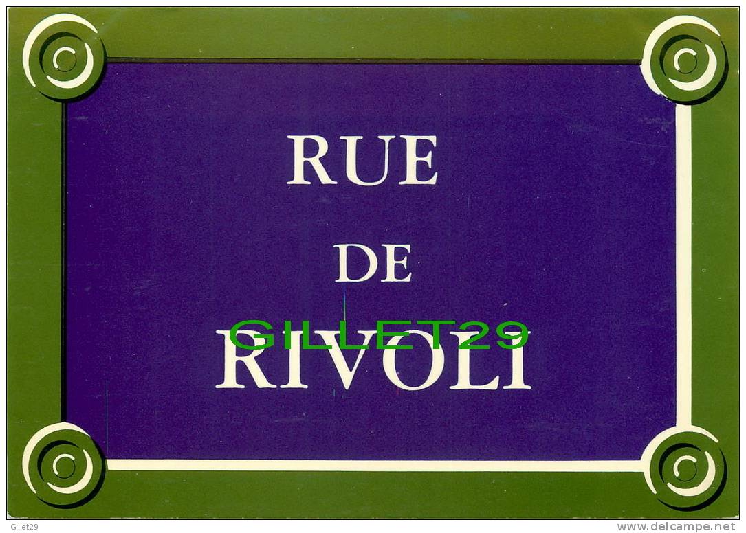 SÉRIE PLAQUES DE RUES DE PARIS - 10 CARTES DIFFÉRENTES - PUBLISTAR -