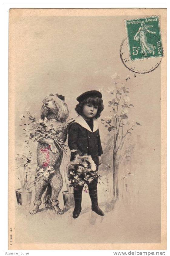 CPA - Un Enfant Et Un Chien - Collections, Lots & Series