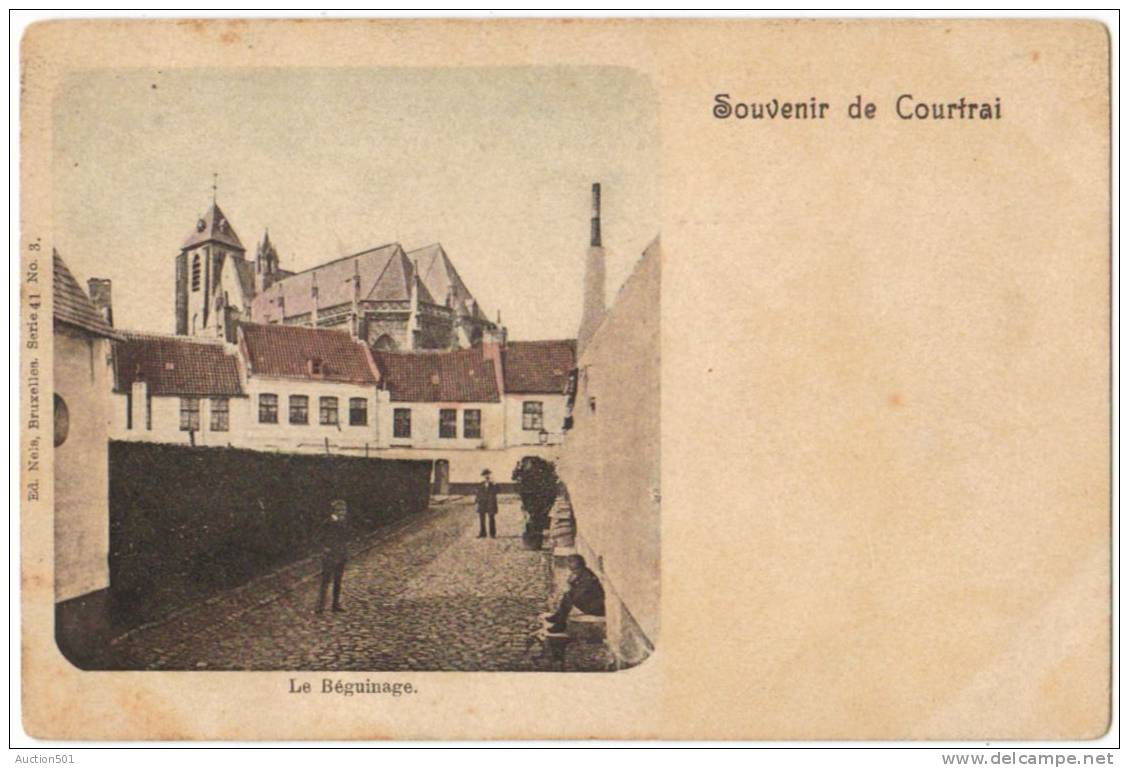 08229g BEGUINAGE - Courtrai - Carte Colorisée - Kortrijk