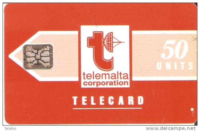 Nº1  TARJETA DE MALTA DE 50 UNITS - Malta