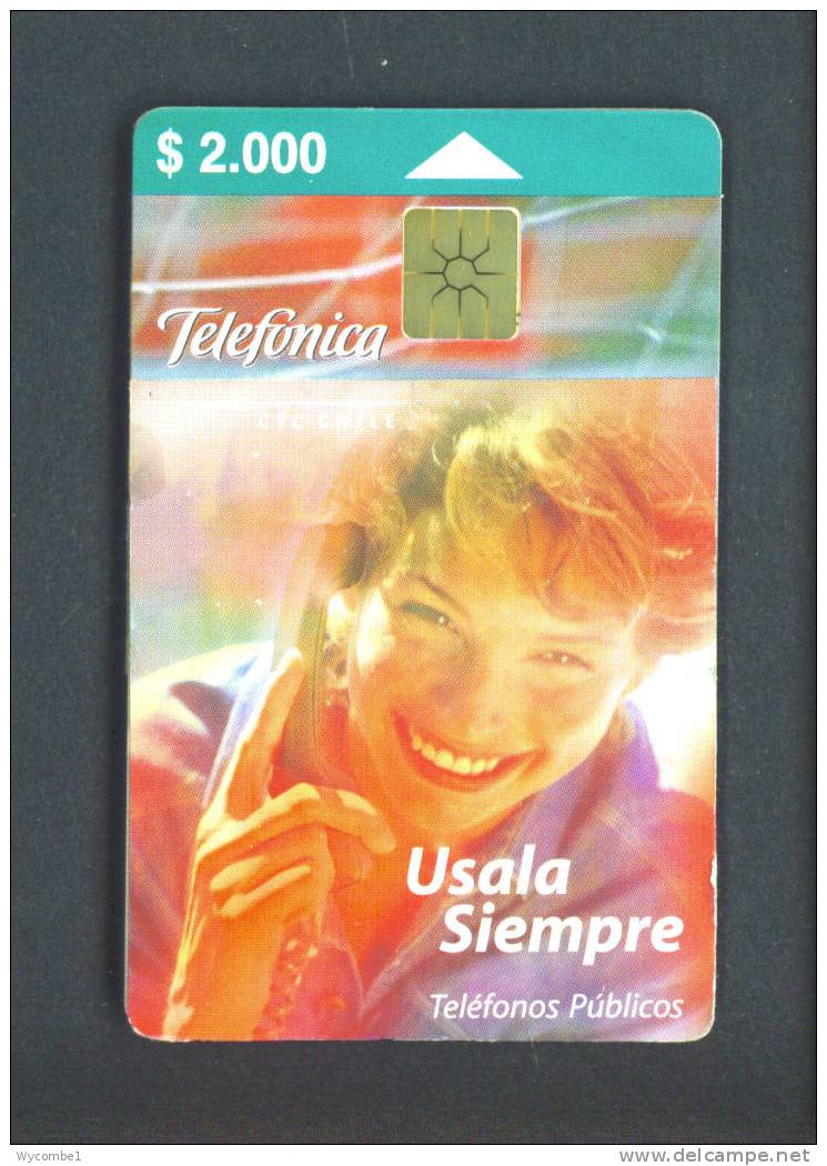 CHILE  -  Chip Phonecard As Scan - Chile