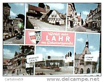 GERMANY GRUSSE AUS LAHR IM SCHWARZWALD - 6 Multi Vues -GARE STATION BAHNHOF  V1965 DN3089 - Offenburg